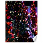 Lit Christmas Trees Prelit Creating A Colorful Pattern Canvas 18  x 24   17.8 x23.08  Canvas - 1