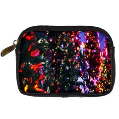 Lit Christmas Trees Prelit Creating A Colorful Pattern Digital Camera Cases