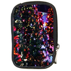 Lit Christmas Trees Prelit Creating A Colorful Pattern Compact Camera Cases