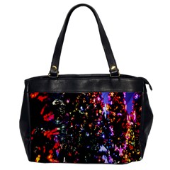 Lit Christmas Trees Prelit Creating A Colorful Pattern Office Handbags