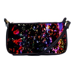 Lit Christmas Trees Prelit Creating A Colorful Pattern Shoulder Clutch Bags