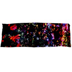 Lit Christmas Trees Prelit Creating A Colorful Pattern Body Pillow Case (Dakimakura)