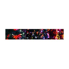 Lit Christmas Trees Prelit Creating A Colorful Pattern Flano Scarf (Mini)