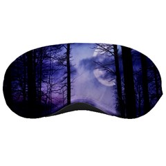 Moonlit A Forest At Night With A Full Moon Sleeping Masks by Simbadda