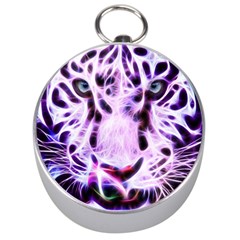 Fractal Wire White Tiger Silver Compasses by Simbadda