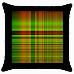 Multicoloured Background Pattern Throw Pillow Case (black) by Simbadda