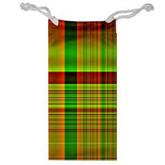 Multicoloured Background Pattern Jewelry Bag by Simbadda