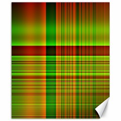 Multicoloured Background Pattern Canvas 8  X 10  by Simbadda