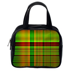 Multicoloured Background Pattern Classic Handbags (one Side) by Simbadda