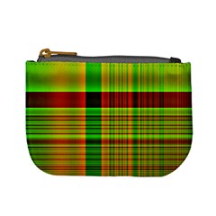 Multicoloured Background Pattern Mini Coin Purses by Simbadda