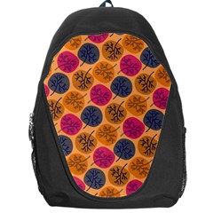 Colorful Trees Background Pattern Backpack Bag by Simbadda