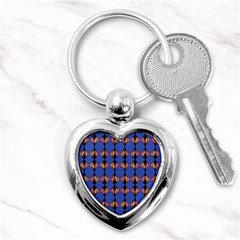 Abstract Lines Seamless Pattern Key Chains (heart)  by Simbadda