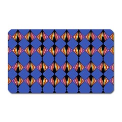 Abstract Lines Seamless Pattern Magnet (rectangular) by Simbadda