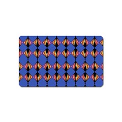 Abstract Lines Seamless Pattern Magnet (name Card) by Simbadda