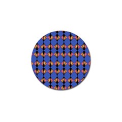 Abstract Lines Seamless Pattern Golf Ball Marker by Simbadda