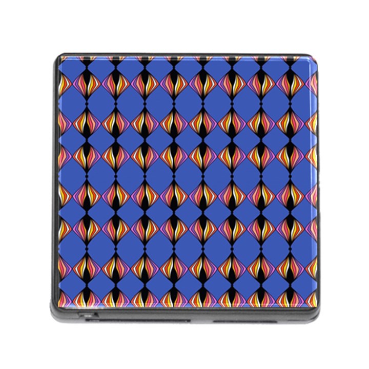 Abstract Lines Seamless Pattern Memory Card Reader (Square)