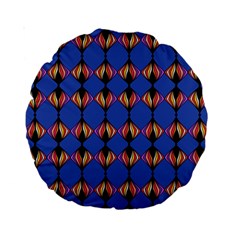 Abstract Lines Seamless Pattern Standard 15  Premium Round Cushions by Simbadda