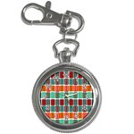 Bricks Abstract Seamless Pattern Key Chain Watches Front