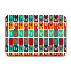 Bricks Abstract Seamless Pattern Small Doormat  by Simbadda