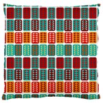 Bricks Abstract Seamless Pattern Large Flano Cushion Case (Two Sides) Front