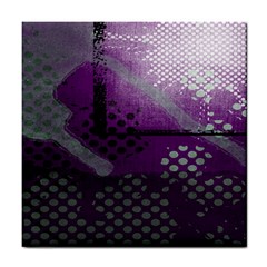 Evil Moon Dark Background With An Abstract Moonlit Landscape Tile Coasters by Simbadda