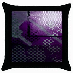 Evil Moon Dark Background With An Abstract Moonlit Landscape Throw Pillow Case (black) by Simbadda