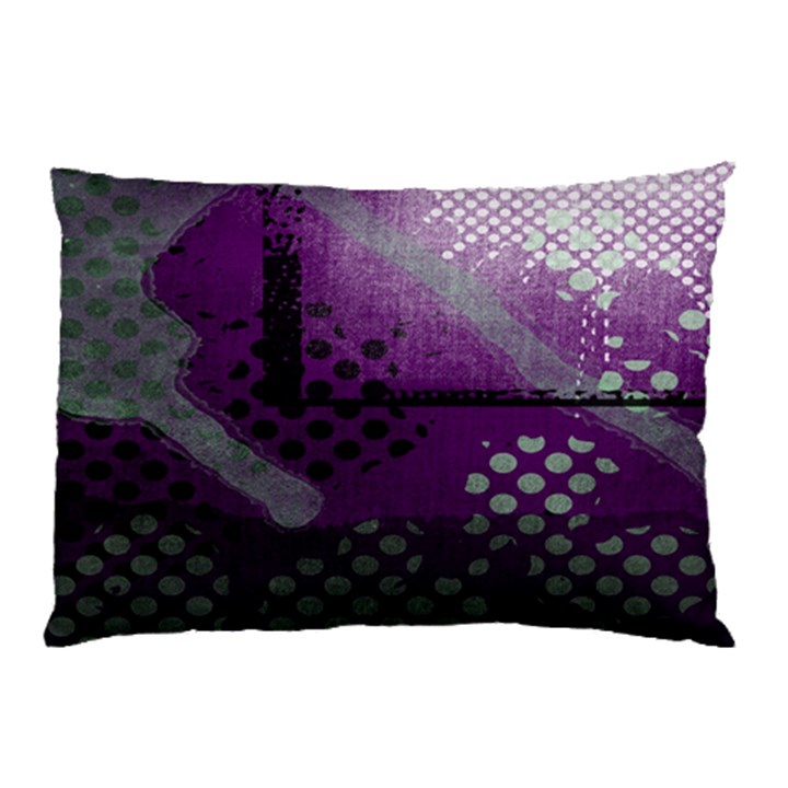 Evil Moon Dark Background With An Abstract Moonlit Landscape Pillow Case (Two Sides)