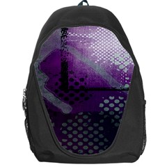 Evil Moon Dark Background With An Abstract Moonlit Landscape Backpack Bag by Simbadda