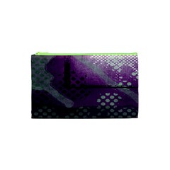 Evil Moon Dark Background With An Abstract Moonlit Landscape Cosmetic Bag (xs) by Simbadda