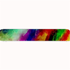 Colorful Abstract Paint Splats Background Small Bar Mats by Simbadda