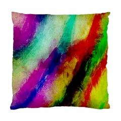 Colorful Abstract Paint Splats Background Standard Cushion Case (one Side) by Simbadda