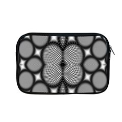 Mirror Of Black And White Fractal Texture Apple Macbook Pro 13  Zipper Case