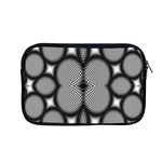 Mirror Of Black And White Fractal Texture Apple MacBook Pro 13  Zipper Case Front