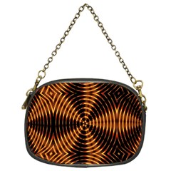 Fractal Pattern Of Fire Color Chain Purses (one Side)  by Simbadda