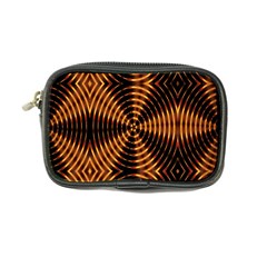 Fractal Pattern Of Fire Color Coin Purse by Simbadda