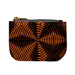 Fractal Pattern Of Fire Color Mini Coin Purses by Simbadda