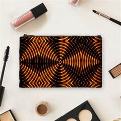 Fractal Pattern Of Fire Color Cosmetic Bag (medium)  by Simbadda