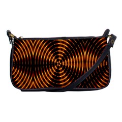 Fractal Pattern Of Fire Color Shoulder Clutch Bags by Simbadda