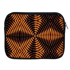 Fractal Pattern Of Fire Color Apple Ipad 2/3/4 Zipper Cases by Simbadda