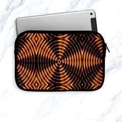 Fractal Pattern Of Fire Color Apple Ipad Mini Zipper Cases by Simbadda