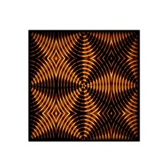 Fractal Pattern Of Fire Color Satin Bandana Scarf by Simbadda