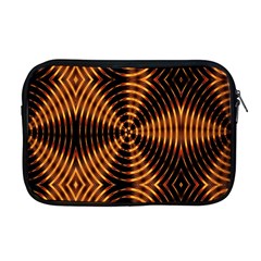 Fractal Pattern Of Fire Color Apple Macbook Pro 17  Zipper Case by Simbadda