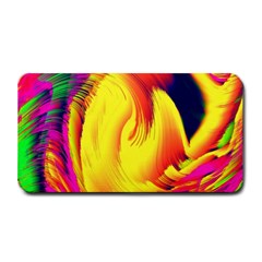 Stormy Yellow Wave Abstract Paintwork Medium Bar Mats by Simbadda