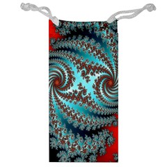 Digital Fractal Pattern Jewelry Bag by Simbadda