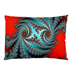 Digital Fractal Pattern Pillow Case by Simbadda