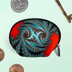 Digital Fractal Pattern Accessory Pouches (Small)  Front