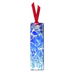 Winter Blue Moon Fractal Forest Background Small Book Marks by Simbadda