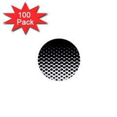 Halftone Gradient Pattern 1  Mini Buttons (100 Pack)  by Simbadda