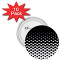 Halftone Gradient Pattern 1.75  Buttons (10 pack) Front