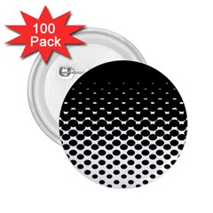 Halftone Gradient Pattern 2 25  Buttons (100 Pack)  by Simbadda